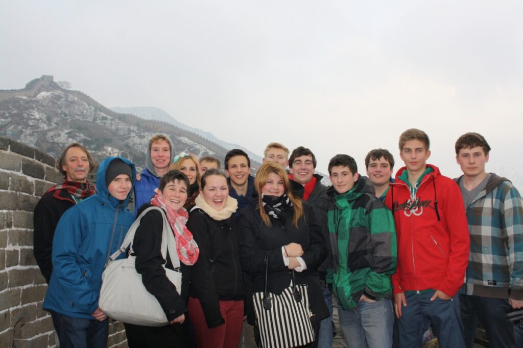 Auf der chinesischen Mauer